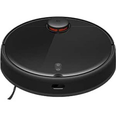 Xiaomi Mi Robot Vacuum Mop 2 Pro Suction & Mop Robot (3000Pa sūkšanas jauda, skaņas vibrācijas peldēšana, LDS sensori, 450 ml putekļu tvertne, 190 ml ūdens tvertne, Mi Home App, Alexa, Google Assistant) Melns.