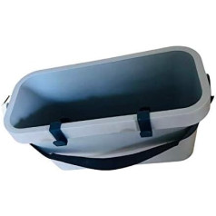 Ha-Ra ERA Bucket with 6 L Capacity, High-Quality Cleaning Bucket, Bucket for Floor Mop and Window Mop, Mop Bucket with Carry Strap, Easy to Store, with Grip Recess, Spout and Measure Scale