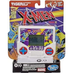 Tiger Electronics Marvel X-Men Project X elektroniska LCD videospēle, retro iedvesmota 1 spēlētāja rokas spēle vecumā no 8+