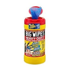 Big Wipes BGW2423 Bigwipes Red Top Heavy Duty 4x4 Propack 120