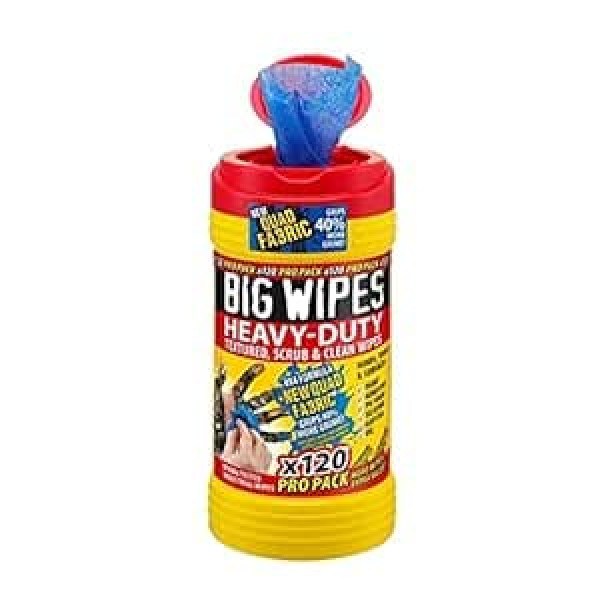 Big Wipes BGW2423 Big Wipes Red Top Heavy Duty 4x4 Propack 120