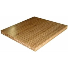 1.9 cm reversible solid bamboo wood 19 x 19 Go Game and 13 x 13 Quick Game Board