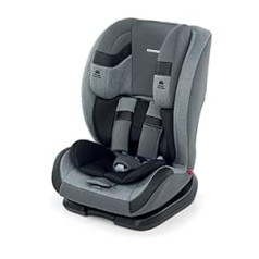 Autokrēsliņš Foppapedretti Re-Klino bez IsoFix, 1/2/3 grupa (9-36 kg) bērniem no 9 mēnešiem līdz 12 gadiem, sudrabs