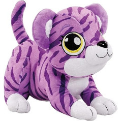 Animagic 32425.006 My Cuddle Tiger (violeta) mīksta rotaļlieta bērniem ar skaņām un gaismu