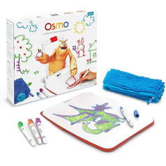 OSMO - Creative Set - 3 izglītojošas spēles - 5-10 gadi - zīmēšana, radoša problēmu risināšana un fizika - iPad un Fire planšetdatoram (Osmo bāze nav iekļauta - spēlei nepieciešama - nopērkama atsevišķi)