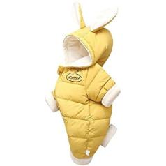 Sbyhbhyds Baby Winterjacke Kaninchen Ohr Mantel Jungen Oberbekleidung Overall dicker Strampler Manteljacke Wasserdicht Romper