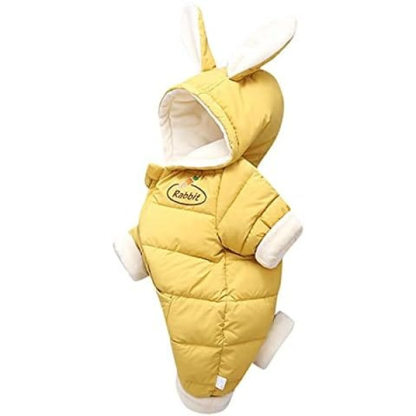 Sbyhbhyds Baby Winterjacke Kaninchen Ohr Mantel Jungen Oberbekleidung Overall dicker Strampler Manteljacke Wasserdicht Romper