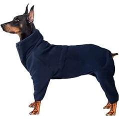 Ziemas mājdzīvnieku apģērbs lieliem un maziem suņiem, rudens un ziemas silts apģērbs, vienkāršs sabiezināts rāvējslēdzējs, ietinams kokvilnas apģērbs, āra siltums Auto aksesuāri suns (navy, M)