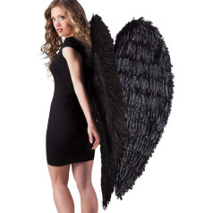 Boland - eņģeļa spalvu spārni, 120 x 120 cm, eņģelis, rotājums, Ziemassvētki, Valentīna diena, karnevāls, grezna kleita, Helovīns, tematiskā ballīte, kostīms, teātris, aksesuārs, kostīms