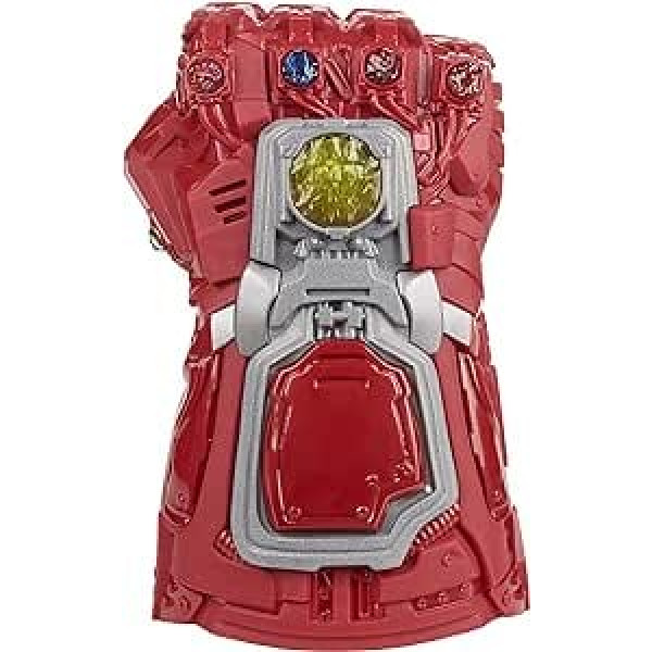 Marvel Avengers: Endgame Red Infinity Gauntlet elektroniskā dūres lomu spēle ar gaismām un skaņām bērniem no 5 gadu vecuma