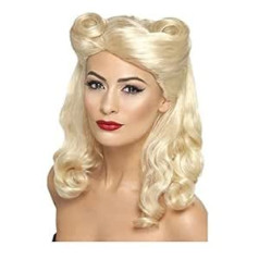Adult Women 40s Vintage Blonde Wig