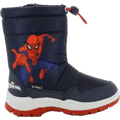 Leomil Marvel Spiderman Lined Winter Boots Boys up to 8 Years, Snow Boots for Children with Spider-Man Motif, High Warm Waterproof Winter Shoes Boys Ideal for Snowy and Cold Days