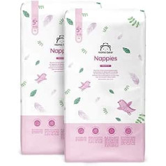 Amazon Brand: Mama Bear - 136 premium nappies - size 5+ (11-17 kg).