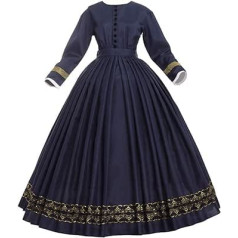 GRACEART Women's 1860s Victorian Dress Rococo Party Costume