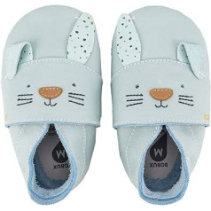 Bobux Soft Soles - Baby Slippers Leather - Hopsy Seafoam, Hopsy Seafoam