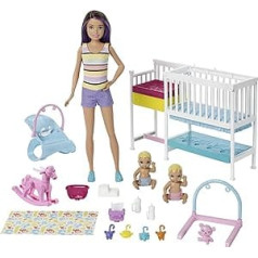 Barbie GFL38 — Skipper Babysitters Inc. Bērnu rotaļu komplekts, rotaļlieta lellēm 3 gadiem un vecākiem