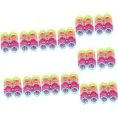 Gadpiparty Pack of 140 Brilles Rāmji bērniem Bērnu ballīšu kostīmu burvis Cosplay Brilles Burvju Brilles Izgatavotas no Plastmasas Smieklīgi Brilles Rāmīši Joku Brilles Bērnu Matu Aksesuāri PVC Elastība