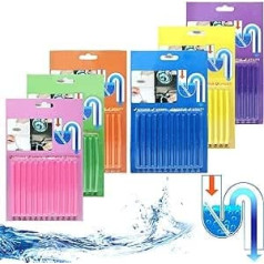 72 Drain Cleaner Sticks - Stopping Stinking and Clogged Drains, Enzyme Cleaner for Clogged Pipes in Bathroom, Shower and Kitchen, Pipe Cleaner/Drain Cleaner for Sink