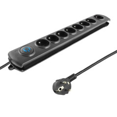 Anti-surge strip | 8 sockets | 1.8 m