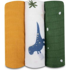 Lionelo Bamboo set dino baby diapers