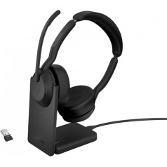Evolve2 55 Link380A UC Headphones Stereo Stand