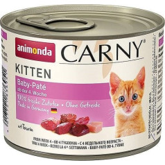 Animonda carny kitten bērnu pastēte - mitrā barība kaķēniem - 200 g