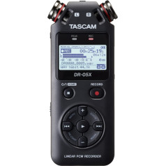 Tascam DR-05x - portatīvais digitālais ierakstītājs ar USB interfeisu, ieraksta microSD atmiņas kartē