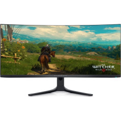 34,18 collu izliekts monitors aw3423dwf amd freesync premium pro 165hz oled qhd (3440x1440)/21:9/dp/hdmi/5xusb/3y aes&ppe