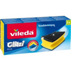 Vileda glitzi profilētā berze plus 3gab.