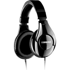 Shure srh240a-bk-efs — uz ausīm uzliekamas austiņas, monitoram un vispārējai lietošanai, mājas studija