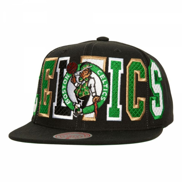 Mitchell & Ness Mitchell & Ness Varsity Bust Snapback Boston Celtics vāciņš HHSS6461-BCEYYPPPBLCK/OSFM