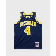 Mitchell & Ness Mitchell & Ness NCAA Swingman Road Jersey, Mičigana, 1991 Kriss Vēbers SMJY4437-UMI91CWEASBL / S