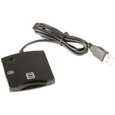 Fusion ID Card Reader PC | SC | CCID ISO7816 USB (+SIM) Black