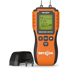 Dryzone Moisture Meter Detector - Damp Meter for Wood, Masonry and Other Building Materials