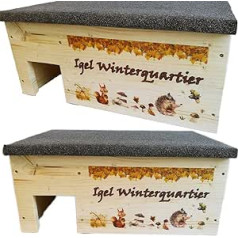 Nagerstore Hedgehog House XXL ar labirintu ieeju ziemas kvartālos, kaķiem drošs Ziemas drošs