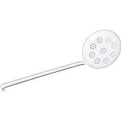 Riess White Enamel Baking Scoop Kitchen Cooking Utensil