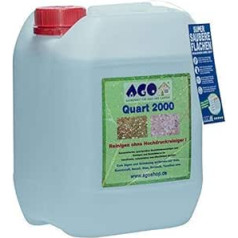 AGO® Quart Green Plaque Remover for Façade Wood, Plastic Roof Tiles, Stone, Plaster, Awning, Concrete, and Much More, Chlorine and Acid-Free, Lichen and Algae Remover Concentrate