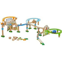 HABA 306017 Kullerbü Master Playway Mountain Adventure, pirmā Marble Run pamata komplekts no 2 gadiem, krāsains