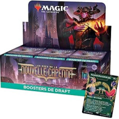 Magic The Gathering Draft Booster Box: The Gathering The Streets of New Capenna, 36 Boosters un prezentācijas karte, daudzkrāsains, C95241010