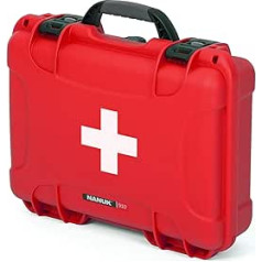 Nanuk First Aid Survival Kit Waterproof Dustproof Shockproof First Aid Kit Red, red, First Aid Kit