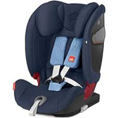 gb Zelta Everna-Fix bērnu autokrēsliņš automašīnām ar ISOFIX grupu 1/2/3 (9-36 kg), no apm. 9 mēneši līdz apm. 12 gadi, nakts zila