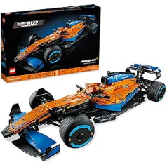 LEGO 42141 Technic 2022 McLaren Formula 1 sacīkšu automašīna, dāvanu ideja pieaugušajiem, vīriešiem, sievietēm, viņam, vīram, modeļu komplekts pieaugušajiem