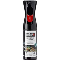 Weber 17685 Antihaft Spray , Grillrost-Pflege, Non-stick Spray, 200 ml, Schwarz, 25,0 x 6,0 x 9,0 cm