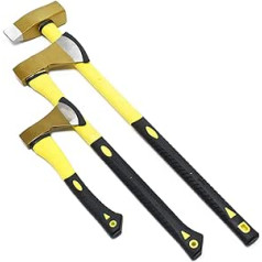 Axe Set of 3 Splitting Axe Splitting Axe and Splitting Hammer Light Weight and Non-Slip Handle