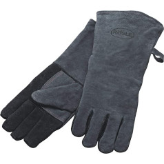 RÖSLE grill gloves, 2-part, leather, certified, universal size 24 / XL