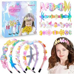 Girls Gifts Craft Set Children's Toy from 6-12 Years Headband Hair Accessories Crafts Girls Unicorn Gifts for Girls Advent Calendar Gift Ideas Christmas Gifts Birthday Gift