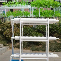 EurHomePlus 108 augu hidroponiskas audzēšanas hidroponikas komplekts Dārzeņu hidroponikas sistēma 3 slāņu dārza dārzeņi, garšaugi, augi