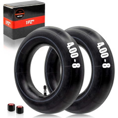 1PZ 48T-X02 Inner Tube 4.80/4.00 8 Inch for Lawn Mower, Sack Trucks, Cars and More (Pack of 2)