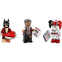 LEGO Betmens ar omāru Harley Quinn komisāra Gordona mini figūriņas Betmens