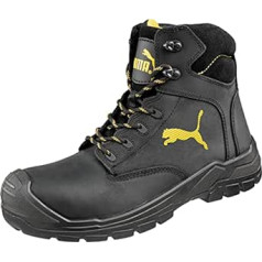 Puma Borneo 63.041.1 S3 Safety Boots, Scuff Caps, Black Mid-High Top, Half Boots, 45 EU